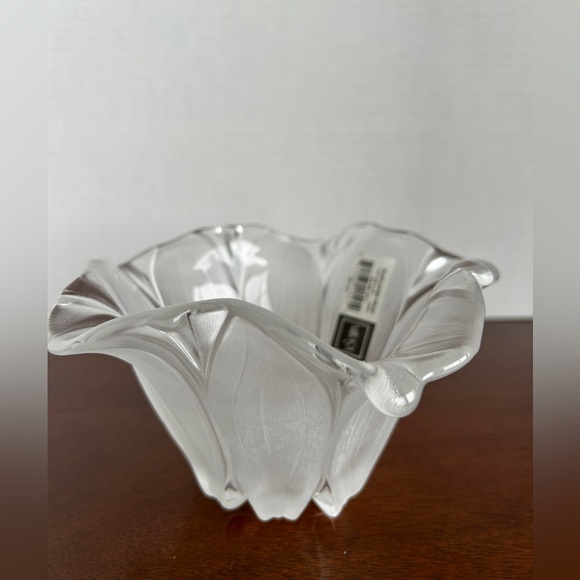 MIKASA Sunflower Frost 6 1/2 inch Votive Candle Holder/Bowl/Candy Dish - Picture 5 of 8